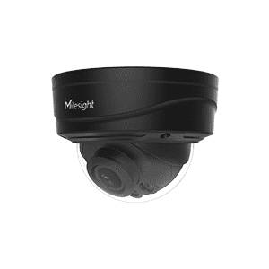 Die Milesight MS-C8272-FPB Pro Dome-Kamera in schwarz, bietet hochwertige 8MP-Aufnahmen mit 30 Bildern pro Sekunde bei 3840 x 2160 Pixeln. Mit einem 3,6-10mm motorisierten Objektiv bietet sie klare Sichtwinkel von H110°~H46°/D126°~D54°/V61°~V25°.